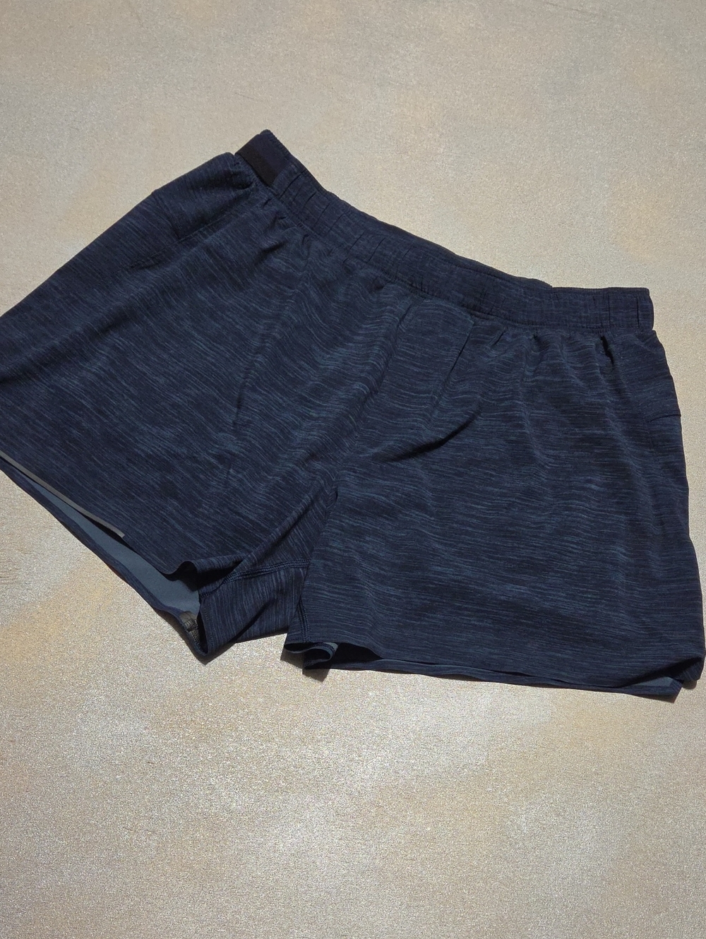 lululemon athletica Men's Navy Heather Athletic Shorts